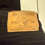 True Religion Jeans RN# 112790 CA# 57414 Size 27 Skinny Straight Leg Black Photo 4