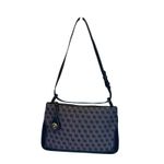 Dooney & Bourke  Slim Zip Top Shoulder Bag Lightweight Vintage Dark‎ Blue Photo 1