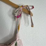 Wildfox Laurent Midi Dress Pink Marshmallow Single Rose Bow Size Large Photo 3