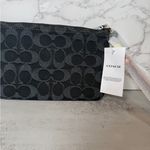 Coach Washed Denim and Leather Signature Wristlet NWT Photo 8