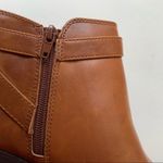 American Eagle New Brown Zip Buckle Ankle Boots Photo 7