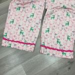 Victoria's Secret Victoria’s Secret Holiday Reindeer Print Flannel Sleep Lounge Pants Pink Small Photo 4