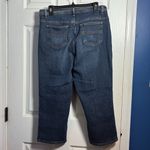 Denim & Co  Denim Blue Stretch Ankle Cropped Jeans Size 14 Photo 1
