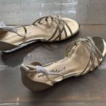 Easy Street  Alive at 5 Gold Glitter Tarrah Dress Sandals Sz 6.5M NWT Photo 8