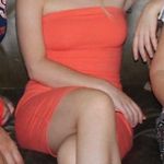 Forever 21 Orange Midi Dress Photo 1