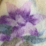 Lee Sands Women’s Orchid and Monstera Print Angora Cardigan Sweater Size 1X NWOT Photo 6