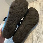 Aetrex  Kori Slide Sandals Pewter Size 40 9-9.5M Embellished Beaded Metallic Photo 5