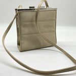 Nine West Small Gold Shoulder Bag Silver Metal Frame Purse Photo 6