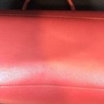 Miztique Faux Leather Handbag Red Bow READ Photo 4