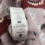 Warm laurel floral dandelion print long sleeve dress Photo 5