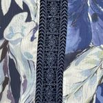 Tularosa Anthropologie Blouse Women XS Blue Midnight Floral Jaylen Crop Boho Top Photo 3