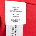 Madewell 100% Silk Starview Cami Dress Racerback Spaghetti Strap Red Size 00 Photo 5