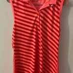 Nike  Precision Print Sleeveless Golf Polo Shirt Lava Glow/Max Orange M Dopamine Photo 0