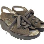 Fly London Ylva Platform Sandals GUC $189 Size 39 US 8/8.5 S3533 Photo 3