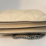 Coach Mini Klare Quilted Crossbody Bag Chalk Leather Silver Chain Photo 3