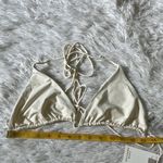 Good American NEW GSW0150 MATTE TINY TIES TRIANGLE IN IVORY001 size XXXL Photo 5