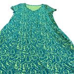 Soft Surroundings Santiago Gaia Dress Bold Tropical Casual Jersey Size Large Photo 5