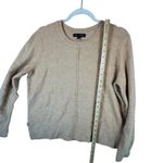 Banana Republic Banana Republic womens L beige crewneck sweater merino wool neutral pullover Photo 5