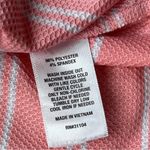 Ocean Coast Women’s Peach White Striped Racerback Tank Top Photo 3