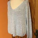 H & M basic blue v neck slouchy sweater Photo 8