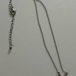 Silver Horseshoe Pendant Necklace Photo 0