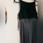 Zum Zum Exclusively for Dillards Green Velvet Satin Gown Dress, Size 5/6 Photo 3
