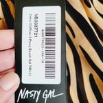 Nasty Gal zebra chiffon beach cover shorts size 6 Photo 10