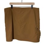 Patagonia ‎ Womens Skirt Brown Cargo Style Size 14 Mini Casual Outdoor Photo 5