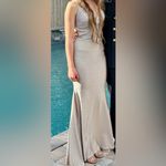 Ellie Wilde Elegant Champagne  Gown Photo 3