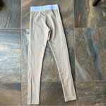 Lounge  Logo Waistband Leggings Women’s Size XS Stone Beige Photo 4