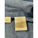 VTG 90s Bobbie Brooks Embroidered Floral Mixed Denim Shirt Button Up L Boho Blue Size L Photo 5