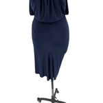 MISA Los Angeles Domino Navy Blue Ruched Sleeveless Mini Dress Size XS Photo 11