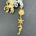 Vintage Ultra Craft Sealife Articulated Brooch With Octopus, Seahorse, Shell Silver Photo 3