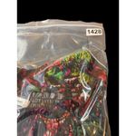 NYgard Sheer Velvet Burnout On/Off Shoulder Bishop Sleeve Tropical Floral Top XL Photo 13