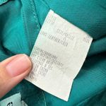 Bagatelle Vintage  Womens Suede Leather Shorts Size 6 Turquoise Green Pleated Photo 5