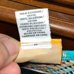 Ruby Rd . colorful southwestern print mesh top with gold-toned accents 24” P2P Photo 2