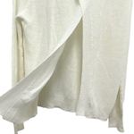 ALC Frank A.L.C. Italian Yarn Split Back Linen-Blend Long Sleeve Sweater Women’s Size S Photo 3