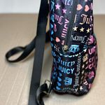 Juicy Couture  Backpack Multicolor Black with Crowns Hearts Stars  Pockets Y2K Photo 2