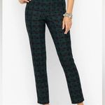 Talbots black watch Tartan slim ankle pants sz 6 Photo 3