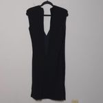 Ralph Lauren  Black Label Sheath Dress Black Stretch Sleeveless Viscose Zip 8 Photo 5