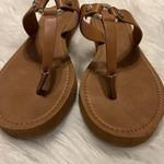 ALDO  Brown faux leather Thong sandals flip flops Size 9 Photo 3