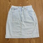 Vintage America Blue and White Casual Pencil Skirt Size 10 Photo 1