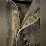 Blue B Collection Denim Wide Leg Jumpsuit Size L Photo 12