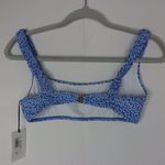 NEW FISCH Colombier Square Neck Bikini Top,‎ Blue, Medium Blue Photo 2