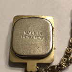 Vintage Gold Tone Fastrac Quartz Watch Chain Link Necklace Photo 5