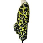 Diane Von Furstenberg  Dora Silk Faux Wrap Dress Size 2 yellow black long sleeve Photo 5