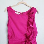 Kay Unger Kay‎ Unger Fuchsia Pink Sleeveless Ruffle Dress Photo 4