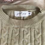 Mint Green Oversized Crop Sweater Size XS Photo 3