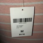Forever 21 Pink & White Striped Off The Shoulder Shirt Photo 2