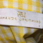 Amanda Uprichard  Gingham Plaid Off Shoulder Bell Sleeve Mini Shift Dress Photo 2